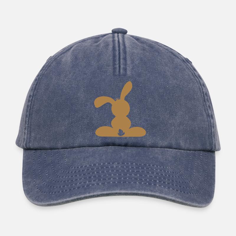 Rabbit - Relaxed Vintage Cap - vintage denim