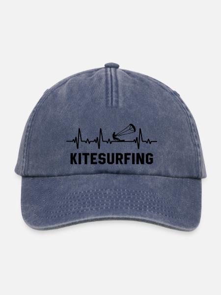 Kitesurfing - Relaxed Vintage Cap - Vintage Denim