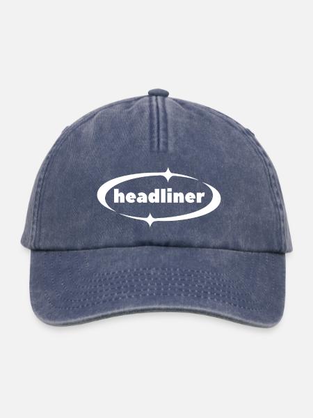 Festival Headliner - Relaxed Vintage Cap - Vintage Denim