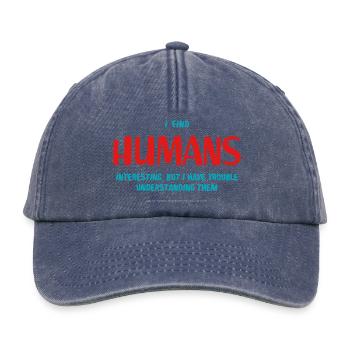 Menschen - Relaxed Vintage Cap - Vintage Denim - Vorne