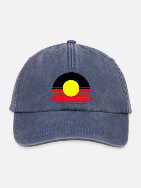Aborigines in Australien - Relaxed Vintage Cap - Vintage Denim