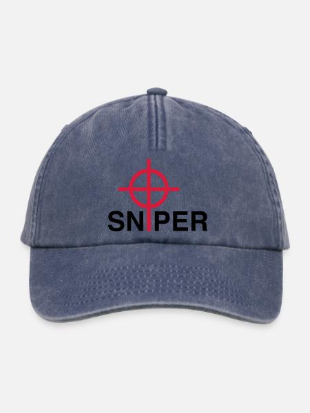 Sniper - Relaxed Vintage Cap - Vintage Denim