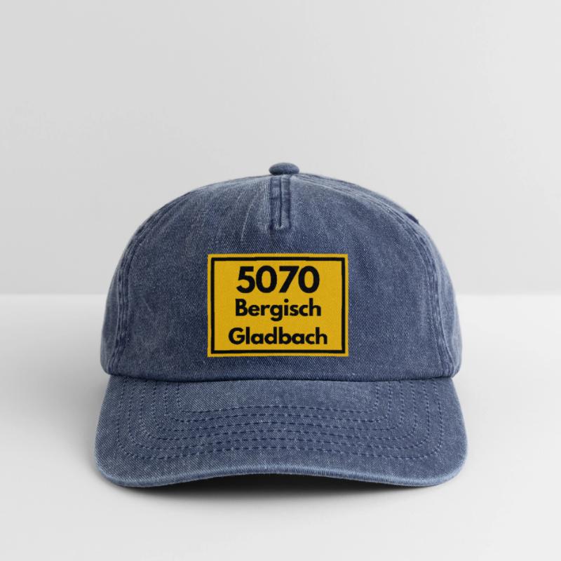 OLD POSTCODE POSTCODE RETRO 5070 BERGISCHGLADBACH Relaxed Vintage Cap