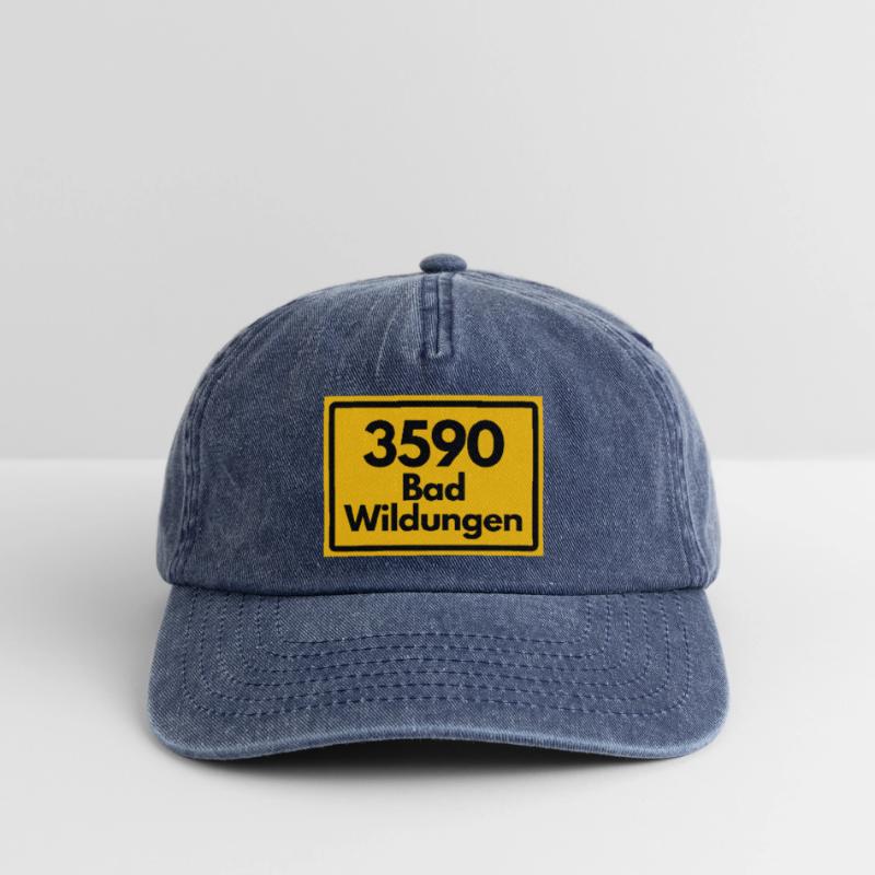 OLD POSTCODE POSTCODE RETRO 3590 BAD WILDUNGEN Relaxed Vintage Cap