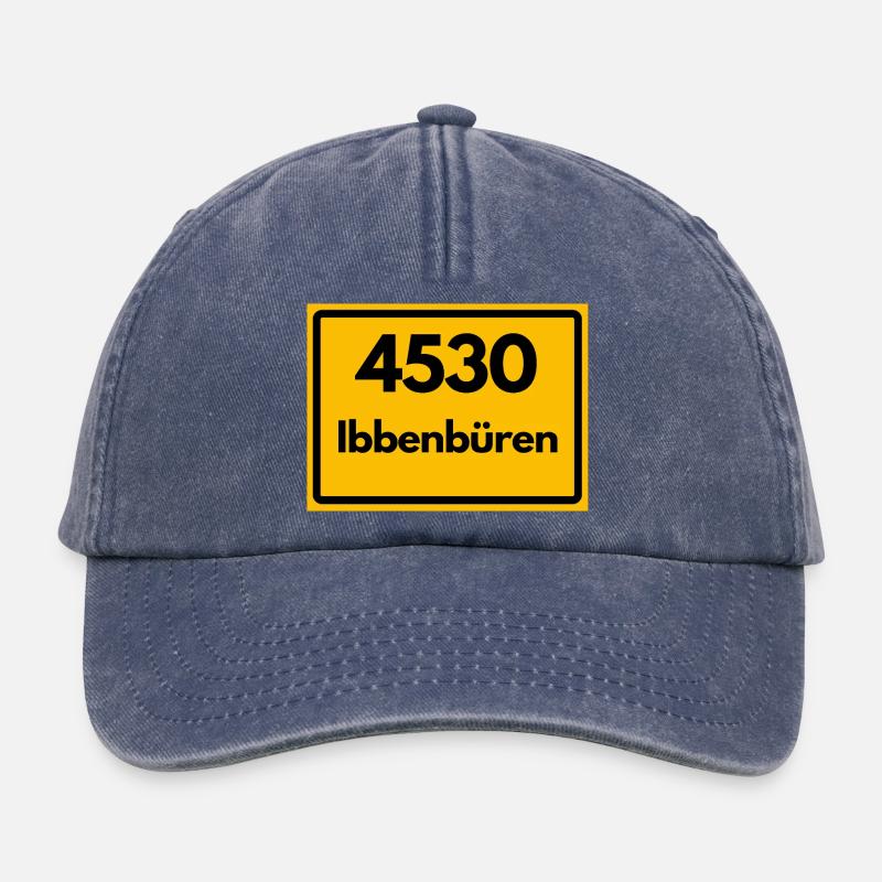 ALTE POSTLEITZAHL PLZ RETRO  4530 IBBENBÜREN  - Relaxed Vintage Cap - Vintage Denim