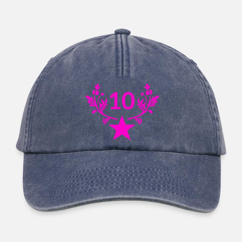 Geburtstag - Relaxed Vintage Cap - Vintage Denim