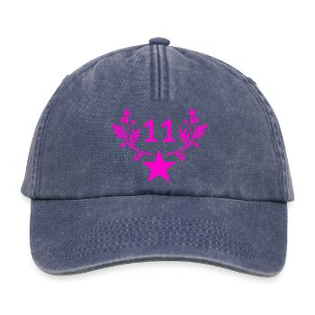 Birthday - Relaxed Vintage Cap - vintage denim - Front