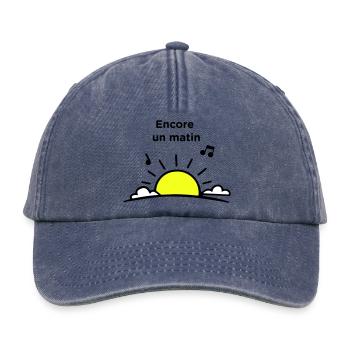 Ein weiterer Morgen - Relaxed Vintage Cap - Vintage Denim - Vorne