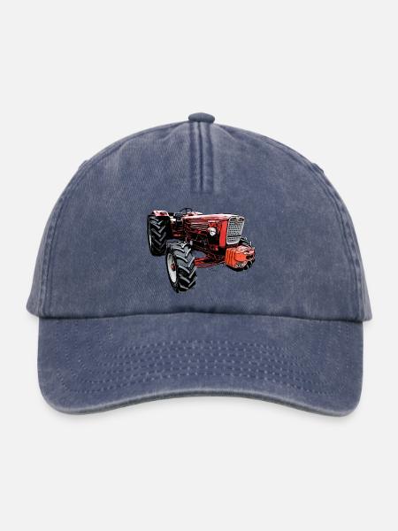 Güldner G60 Traktor - Relaxed Vintage Cap - Vintage Denim
