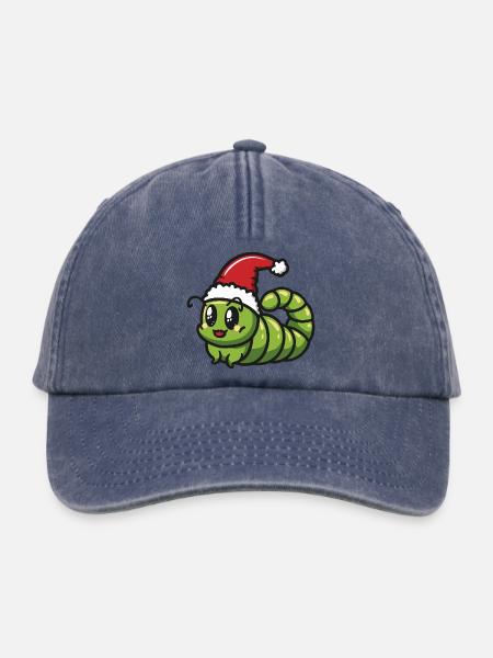 Wurm Weihnachten - Relaxed Vintage Cap - Vintage Denim