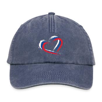 Slowakei - Relaxed Vintage Cap - Vintage Denim - Vorne