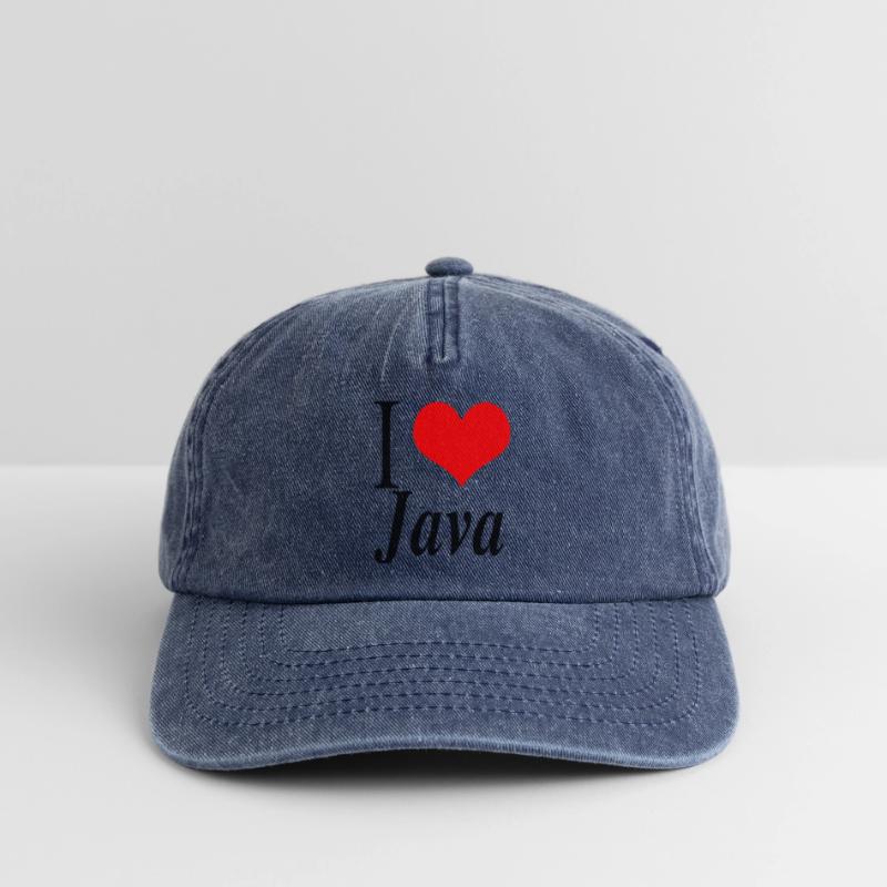 J'adore Java Casquette vintage décontractée
