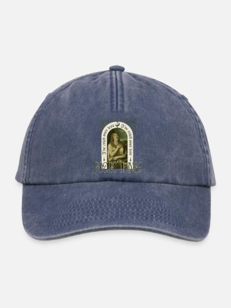 Poetic Things – Iconic Cry Art - Relaxed Vintage Cap - Vintage Denim
