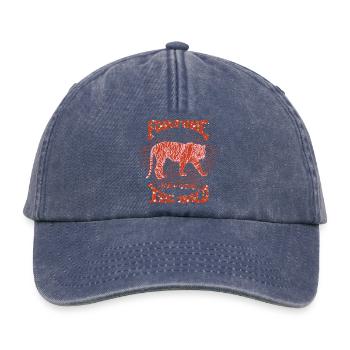 LA FORTUNE SOURIT AUX AUDACIEUX - Casquette vintage décontractée - vintage bleu jeans - Devant