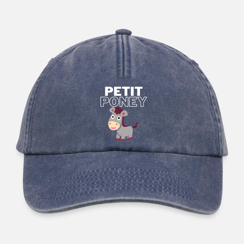 Kleines Pony - Relaxed Vintage Cap - Vintage Denim
