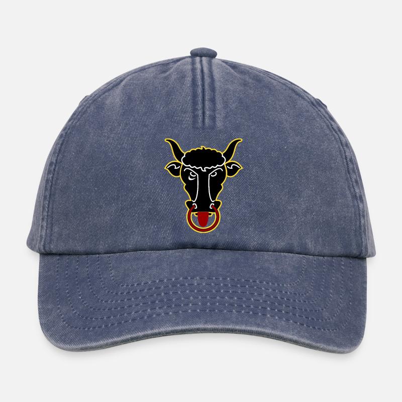 Uri-Flag - Relaxed Vintage Cap - Vintage Denim