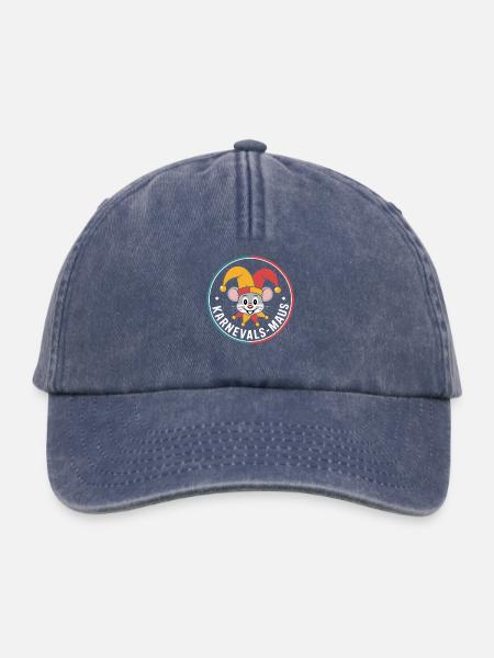 Karnevalsmaus Karneval Köln Kölner Karnevals Maus - Relaxed Vintage Cap - Vintage Denim