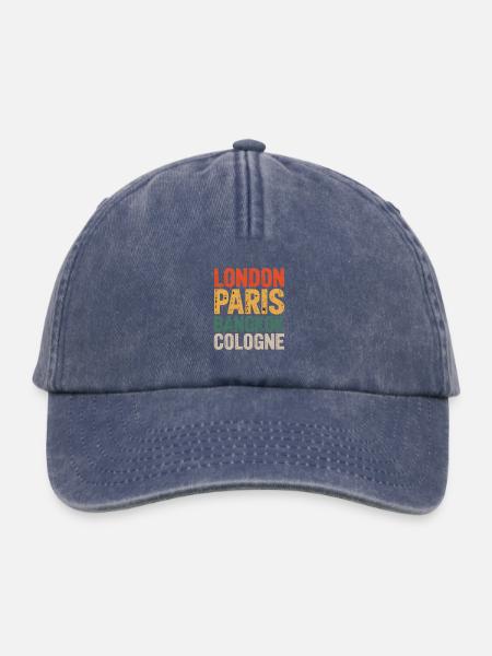 Cologne Köln - Relaxed Vintage Cap - Vintage Denim