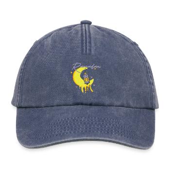 Ramadan - Relaxed Vintage Cap - vintage denim - Front
