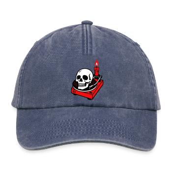 Black Metal - Relaxed Vintage Cap - Vintage Denim - Vorne