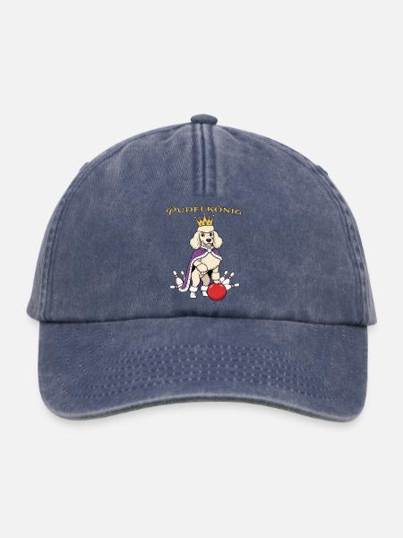 Pudelkönig - Relaxed Vintage Cap - Vintage Denim