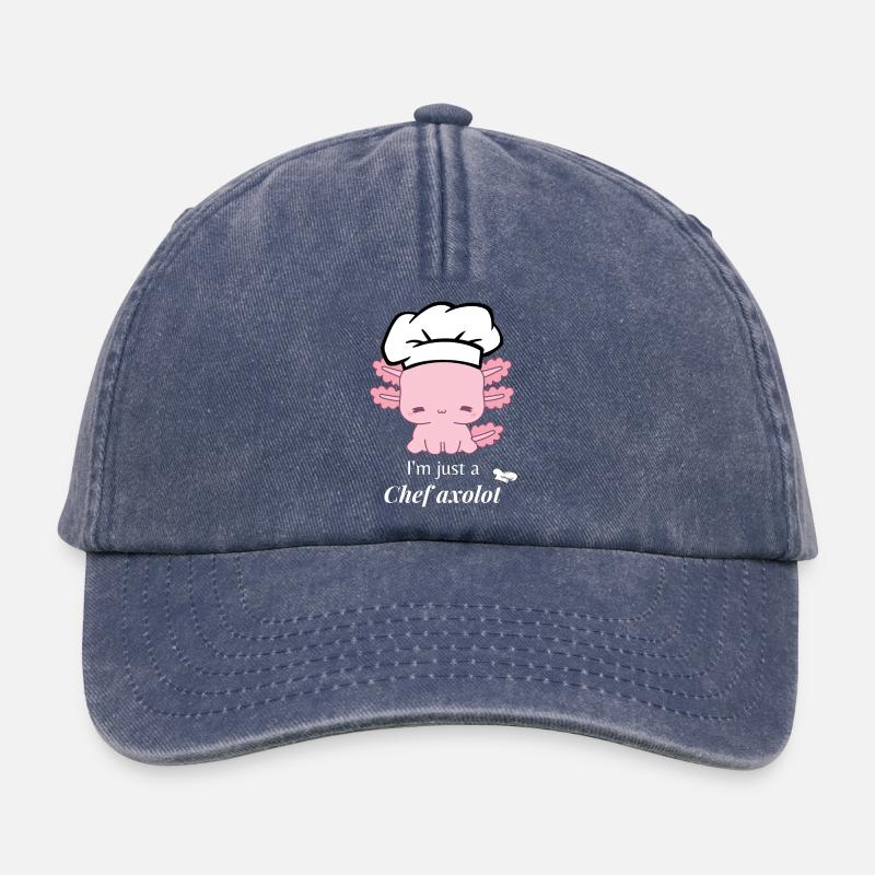 Chefkoch Axolotl - Relaxed Vintage Cap - Vintage Denim