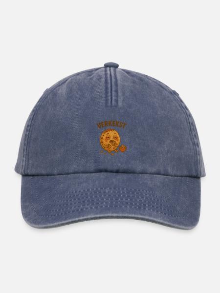 Verkekster Keks - Relaxed Vintage Cap - Vintage Denim