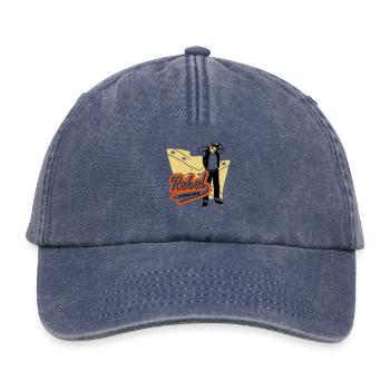 Rebel toujours - Casquette vintage décontractée - vintage bleu jeans - Devant