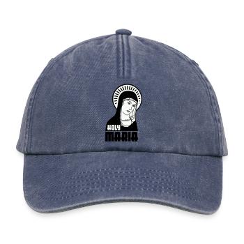 Holy Mary - Relaxed Vintage Cap - vintage denim - Front