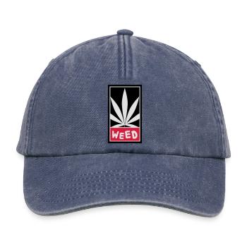 Weed - Relaxed Vintage Cap - vintage denim - Front
