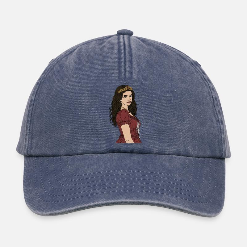 Princess - Relaxed Vintage Cap - vintage denim