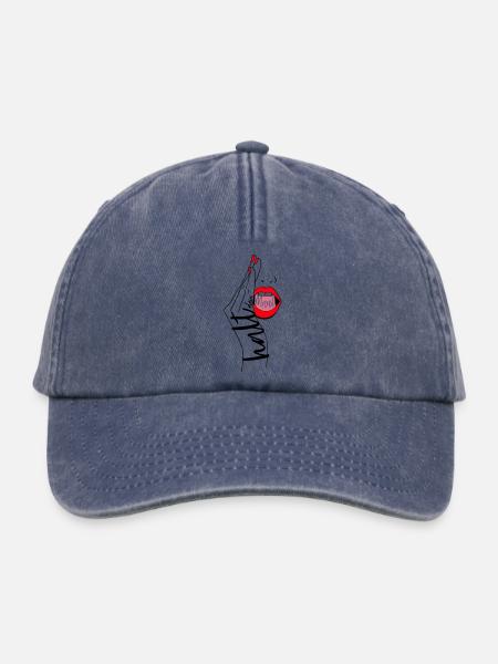 halt dein maul - Relaxed Vintage Cap - Vintage Denim