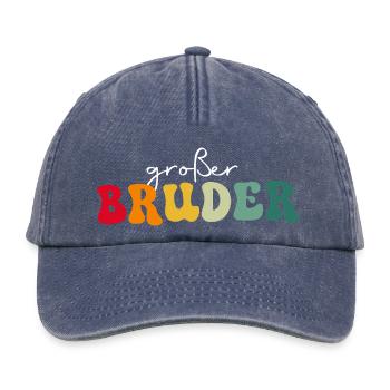 Großer Bruder - Relaxed Vintage Cap - Vintage Denim - Vorne
