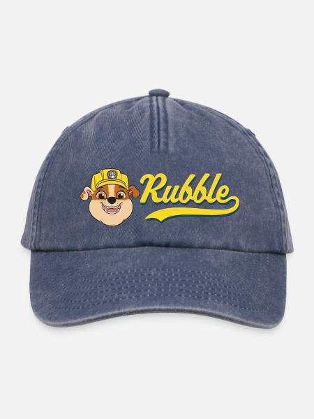 Paw Patrol Rubble - Relaxed Vintage Cap - Vintage Denim
