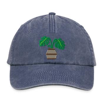 Topfpflanze 1 - Relaxed Vintage Cap - Vintage Denim - Vorne
