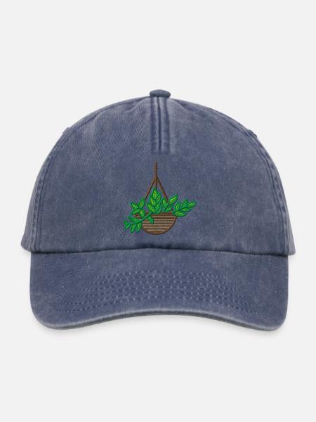 Zimmerpflanze - Relaxed Vintage Cap - Vintage Denim