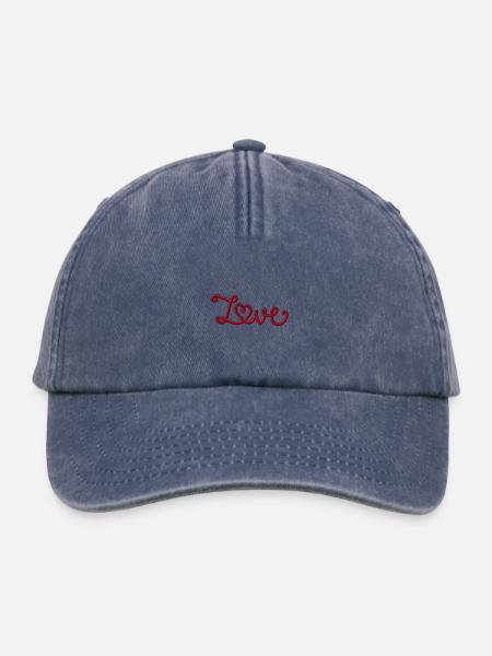 Love - Relaxed Vintage Cap - Vintage Denim