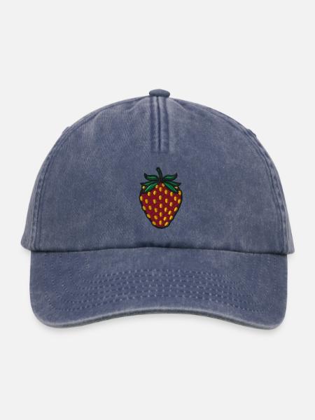 Erdbeere - Relaxed Vintage Cap - Vintage Denim