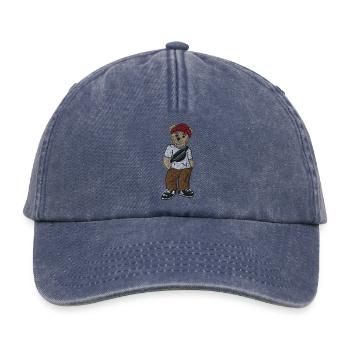 Teddybär 4 - Relaxed Vintage Cap - Vintage Denim - Vorne