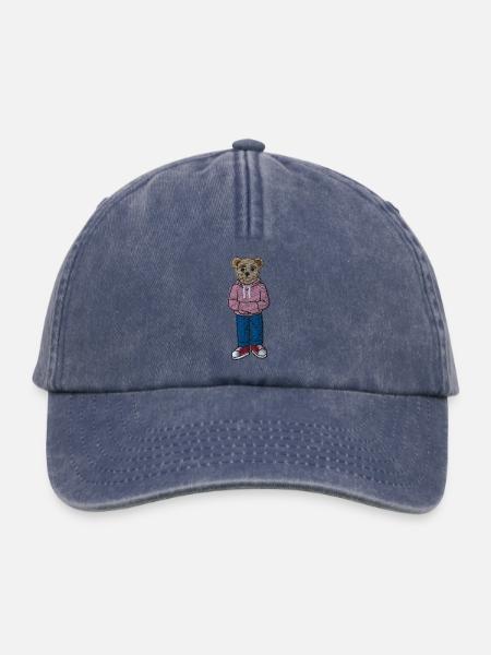 Teddybär 8 - Relaxed Vintage Cap - Vintage Denim