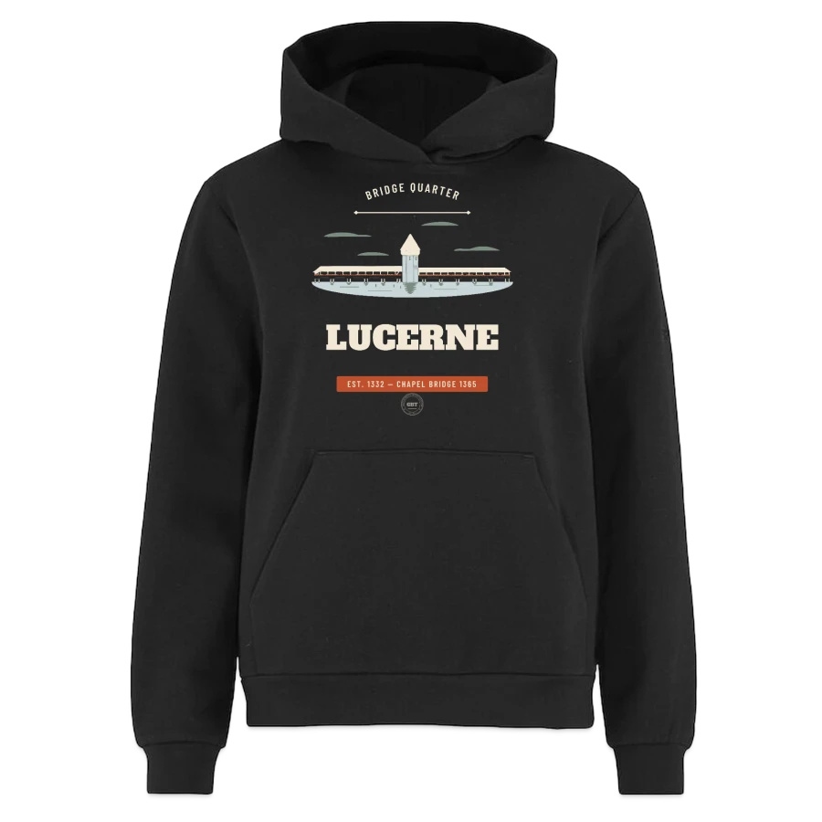 Embleem Lucerne op craft community 2.0 women's hoodie , black