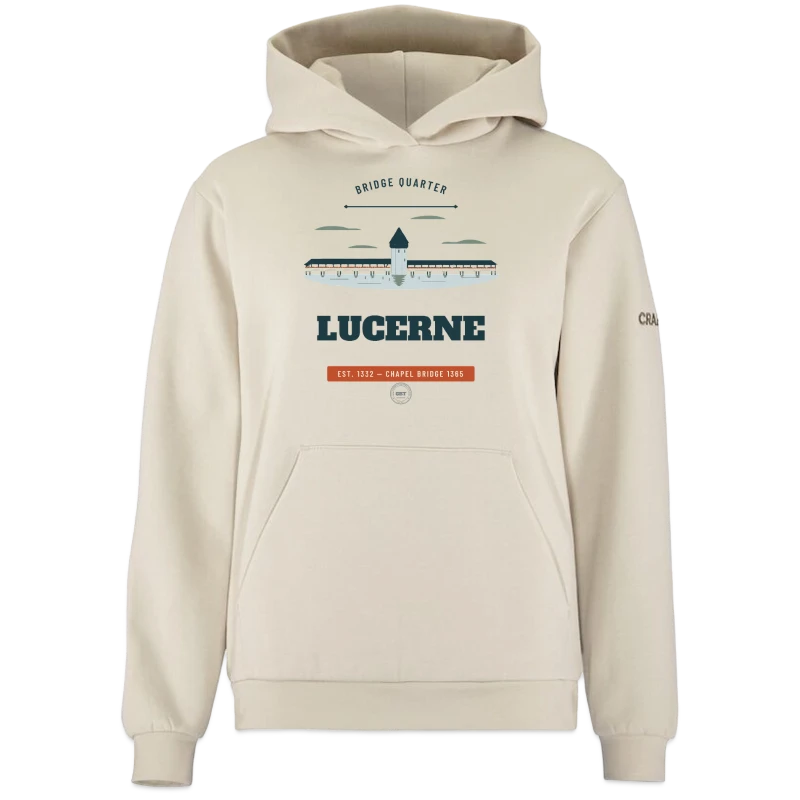 Abzeichen Lucerne auf craft community 2.0 women's hoodie 