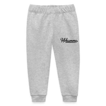 Hebamme - Baby Organic Jogginghose Baby Tumbler von Stanley/Stella - Grau meliert - Vorne