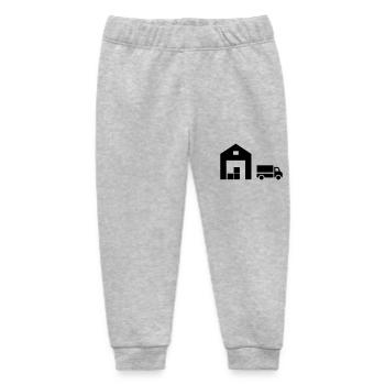 Logistik - Baby Organic Jogginghose Baby Tumbler von Stanley/Stella - Grau meliert - Vorne