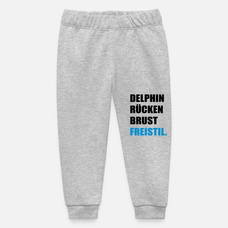 schwimmen - Pantalon de jogging bébé bio Stanley/Stella - gris chiné