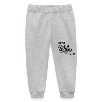 Ehefrau - Baby Organic Jogginghose Baby Tumbler von Stanley/Stella - Grau meliert - Vorne