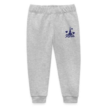 Paris - Pantalon de jogging bébé bio Stanley/Stella - gris chiné - Devant