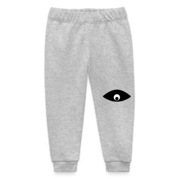 Auge beobachtet dich - Baby Organic Jogginghose Baby Tumbler von Stanley/Stella - Grau meliert - Vorne