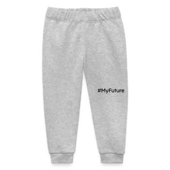 Hashtag My Future Zukunft Klimawandel Geschenk - Baby Organic Jogginghose Baby Tumbler von Stanley/Stella - Grau meliert - Vorne