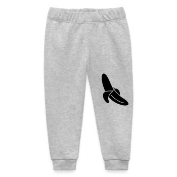 Banane - Baby Organic Jogginghose Baby Tumbler von Stanley/Stella - Grau meliert - Vorne